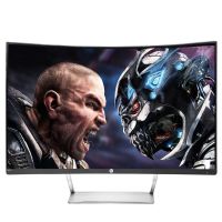 惠普(HP)N270c 27英寸LED背光曲面VA液晶显示器 宽屏 1920x1080 VGA DP HDMI接口 黑色