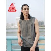匹克(PEAK)运动背心男子综合训练T恤轻薄透气无袖短t休闲球衣纯色上衣男DF692261