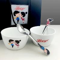 华典世通（HDST） lover爱人系列 情侣不锈钢勺碗四件套 LO-1827
