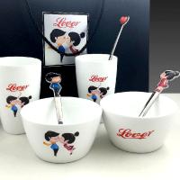 华典世通（HDST） lover爱人系列 情侣不锈钢勺碗杯 七件套 LO-1829