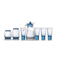 乐美雅凝彩清莹水具储物7件套(冰蓝)