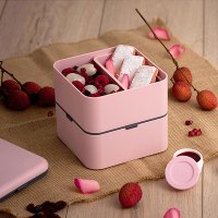 B2B商品 合同日式便当盒 monbento 荔枝粉 1.7L