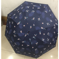 红叶(REDLEAF) 7790 黑胶遮阳伞防晒伞晴雨伞 HB