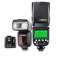 神牛(Godox)860II-S引闪器套装 二代机顶闪光灯外拍灯 锂电池热靴灯 V860ii热靴灯+X1T引闪器