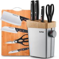 苏泊尔TK1824Q不锈钢厨房刀具菜刀套装多用刀具六件套