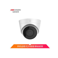海康威视(HIKVISION)高清红外夜视半球摄像机带POE监控摄像头 DS-IPC-T12-I 2.8MM焦距