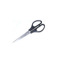 得力(deli)170mm办公家用生活剪刀 12把 办公用品 黑色0603宁选