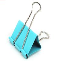 得力文具8551ES筒装彩色长尾票夹(12支/筒)