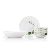 乐美雅(Luminarc)悠兰白玉餐具6件套