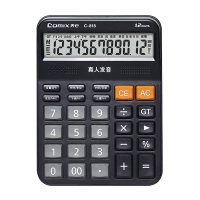 齐心 语音计算器 黑(903)(10个装) C-818