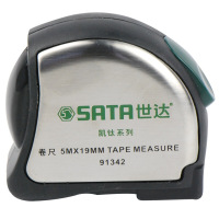 世达(SATA) 91342 凯钛系列钢卷尺 5MX19MM 卷尺水平尺