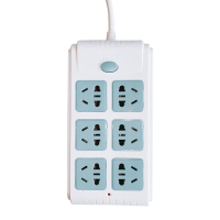 玛尼 MTS-A465 六位一开带线排插1.8米(新国标-儿童保护门)