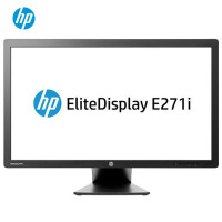 惠普(HP)E271i 27英寸LED背光IPS液晶显示器 宽屏 1920x1080 屏幕高度可调整 2个USB 银黑色