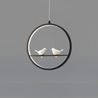 捷能新源 创意小鸟吊灯