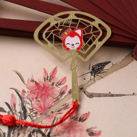 阿狸什锦窗书签-开心