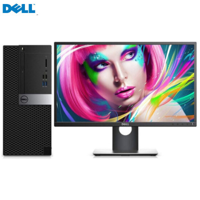 戴尔(DELL)商用整机7060MT I7-8700 16G SSD128G+1T 集显 +21.5寸显示器