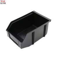 TSL-1802 防静电零件盒 斜口背挂组合式黑色 2号(175*105*80)