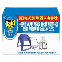 J雷达(Raid) 电蚊香液无香型拖线加热器+40晚.