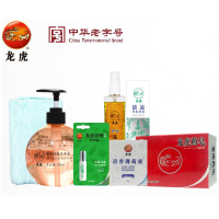 龙虎清凉家庭套装 防暑降温礼盒夏季高温慰问礼品驱蚊止痒清凉套装 单套装YZ