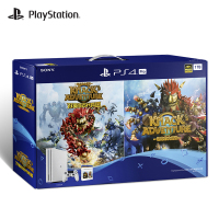 索尼(SONY)PlayStation 4 PS4 Pro 1TB白色纳克的大冒险双碟欢乐套装 国行游戏机