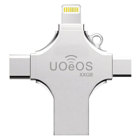 中控多功能四合一读卡器USB3.0 金属苹果/平板/安卓/Type-C手机U盘电脑通用插TF卡OTG外标配读卡器