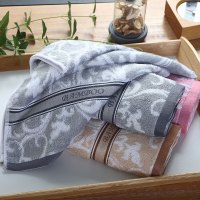 馨牌 古韵纯棉加厚竹纤维舒适吸水大毛巾34*76cm 1条