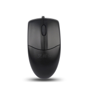 双飞燕 WM-100 鼠标 有线鼠标 办公鼠标 便携鼠标 对称鼠标 黑色