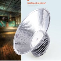 XHS工矿灯厂房灯200瓦工厂吊灯车间照明灯球场灯天棚灯200W大功率工矿灯led照明灯吊杆吊链可选