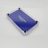 欧标(MATE-IST)B3008 矩形速干印台 135*85*20mm 蓝色 12个/盒,10盒/箱(单位:个)