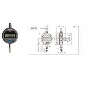 三丰 Mitutoyo ID-S1012SB 三丰 543系列ABS太阳能数显指示表ID-SS ID-S1012SB