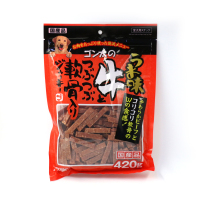 盛来知 宠物狗狗零食 训练奖励 宠物零食 可口牛肉脆骨条420g