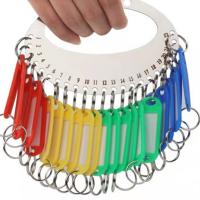 3539不锈钢钥匙扣30孔手提钥匙串钥匙盘
