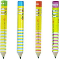 晨光(M&G)米菲系列HB木杆铅笔学生铅笔MF3200 颜色随机