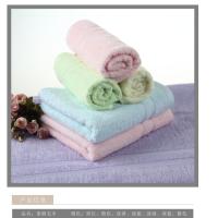 爱竹人双条条缎毛巾（薰衣草软盒）