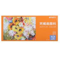 晨光(M&G)文具12ml/12色画颜料手绘DIY美术颜料 12支/盒APL97601
