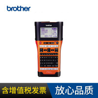 兄弟 Brother PT-E550W 无线标签机便携式手持 迷你 不干胶线缆布线防水标签房网线线缆酒店胸牌打印机