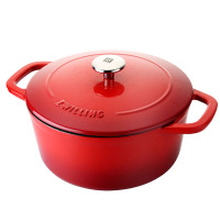 双立人. 圆形炖锅红色 40202-020