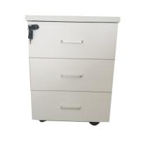 CROSS 简约活动柜三抽小推柜实木矮柜桌下办公文件柜移动储物柜 单个价