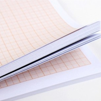 递乐(DiLe)倾阑坐标纸a3桔红色格子纸学生座标纸方格纸格纸计算纸绘图纸 A1(50*75厘米10张)