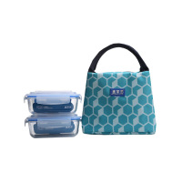 奥丽思 高硼硅玻璃保鲜碗保温包两件套 企业定制 10000套起订 不支持零售