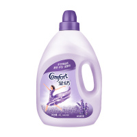 金纺 衣物护理剂柔顺剂洗衣液伴侣防静电怡神薰衣草香氛4L*3