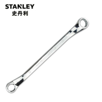 史丹利公制精抛光45°角双梅花扳手 24×27(mm)93-911-1-23