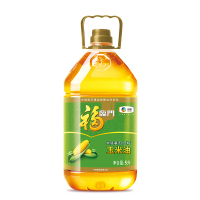 福临门 食用油 非转基因压榨玉米油5L