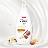 多芬 丰盈宠肤沐浴乳乳木果和香草新400g*2