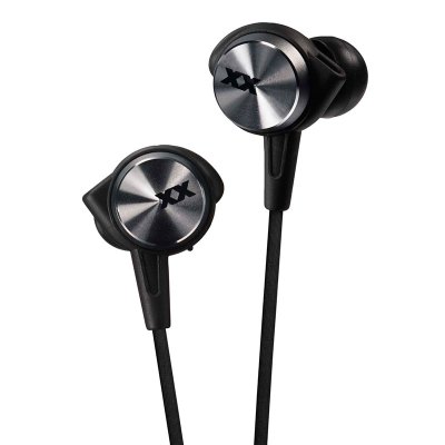 杰伟世(JVC)FX77X 重低音 时尚便携出街音乐耳机 黑银色