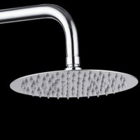 金穗慧采 花洒顶喷增压浴室花洒单头莲蓬头淋雨花洒头 圆形+杆 单位:套