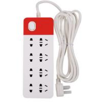 晨光 总控电源插座 插排插线板 拖线板 AEA98643 双排八组 2.8米