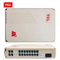 TCL程控电话交换机4进16出集团程控电话机交换机代接电话来电显示固定座机交换机416AK1次来显