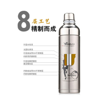 华亚(WAYA)HD3-500 真空风度500ML不锈钢保温运动水壶
