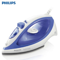 飞利浦（Philips） 蒸汽电熨斗简约版家用喷射蒸汽大容量大功率电烫斗 GC1418蓝色